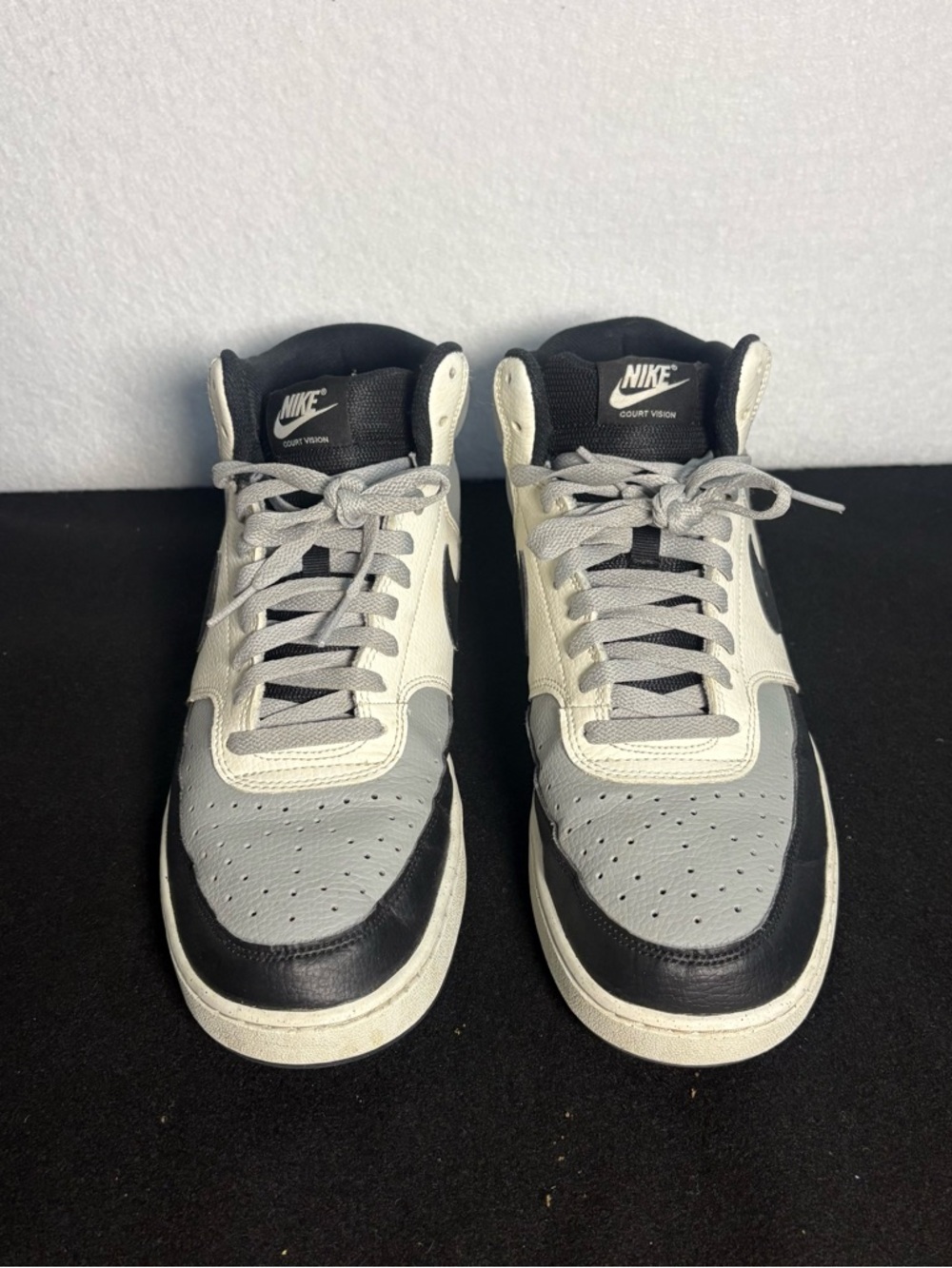 Nike Court Vision Mid Men's Basketball Shoes Gray Size 11.5 DN3577
